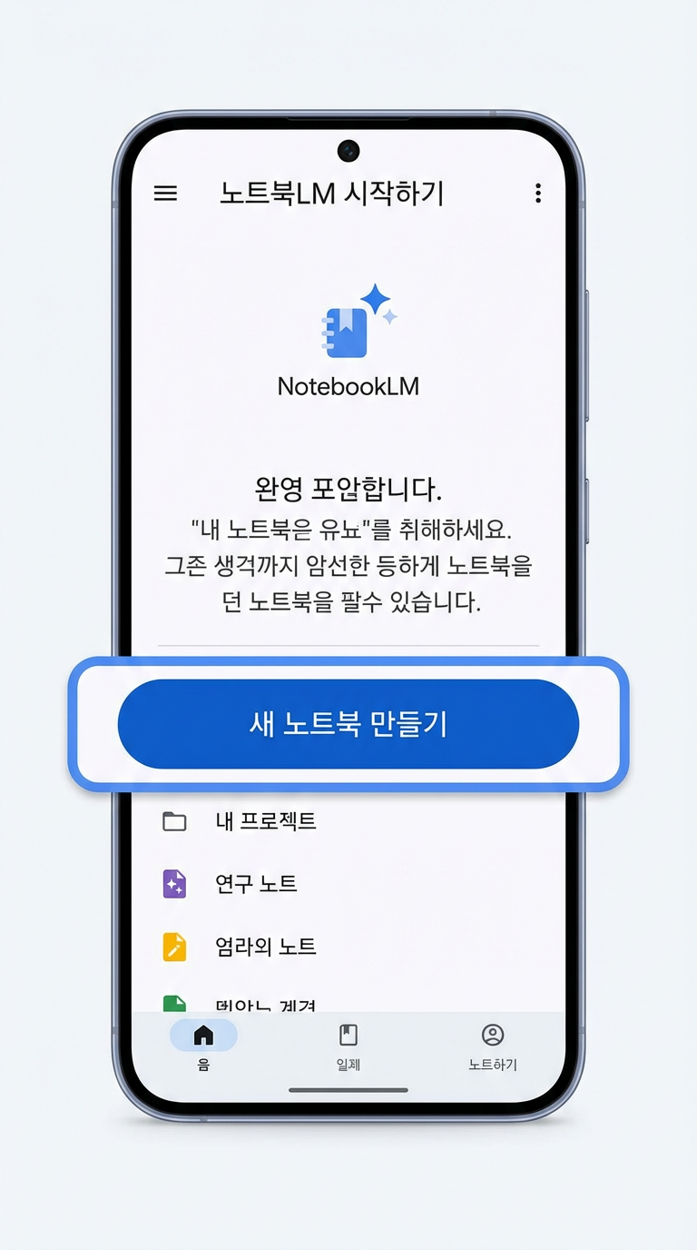 노트북LM 시작하기